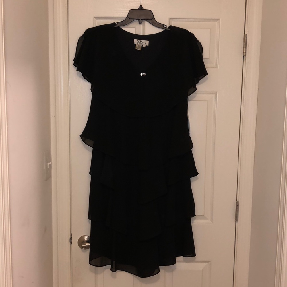 **brand new** black cocktail dress with tags